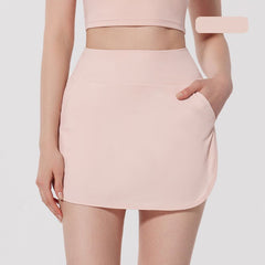 Fake two anti-walking light, Hip-covering, Sunscreen, Breathable short skirts