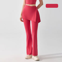 Covering the buttocks to prevent embarrassment and flared trousers