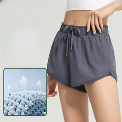 Loose and thin, Anti-walking fake two-piece shorts
