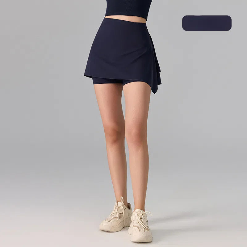 Fashionable personality, Hip covering, Anti-embarrassment, Layered sports fitness culottes