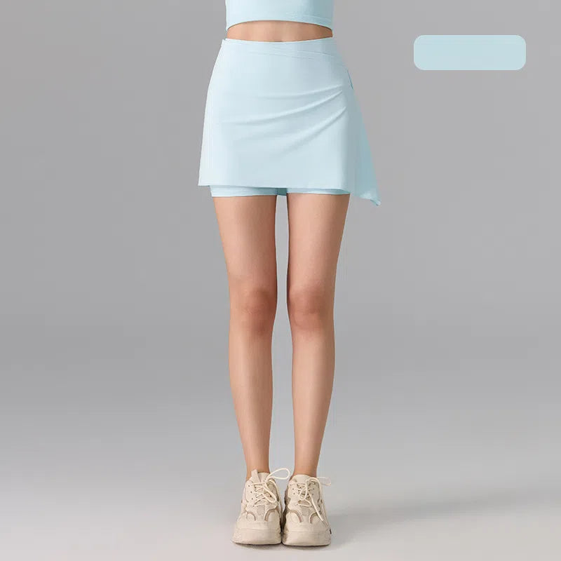 Fashionable personality, Hip covering, Anti-embarrassment, Layered sports fitness culottes