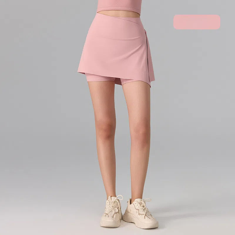 Fashionable personality, Hip covering, Anti-embarrassment, Layered sports fitness culottes