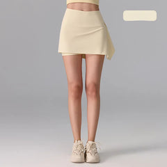 Fashionable personality, Hip covering, Anti-embarrassment, Layered sports fitness culottes