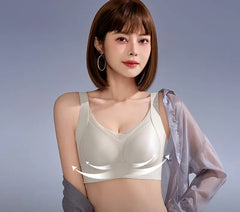 Simple soft support, Glossy, Non-scarf, Anti-sagging, Corset, Lifting, Anti-gravity, Non-inductive, Underwired bra