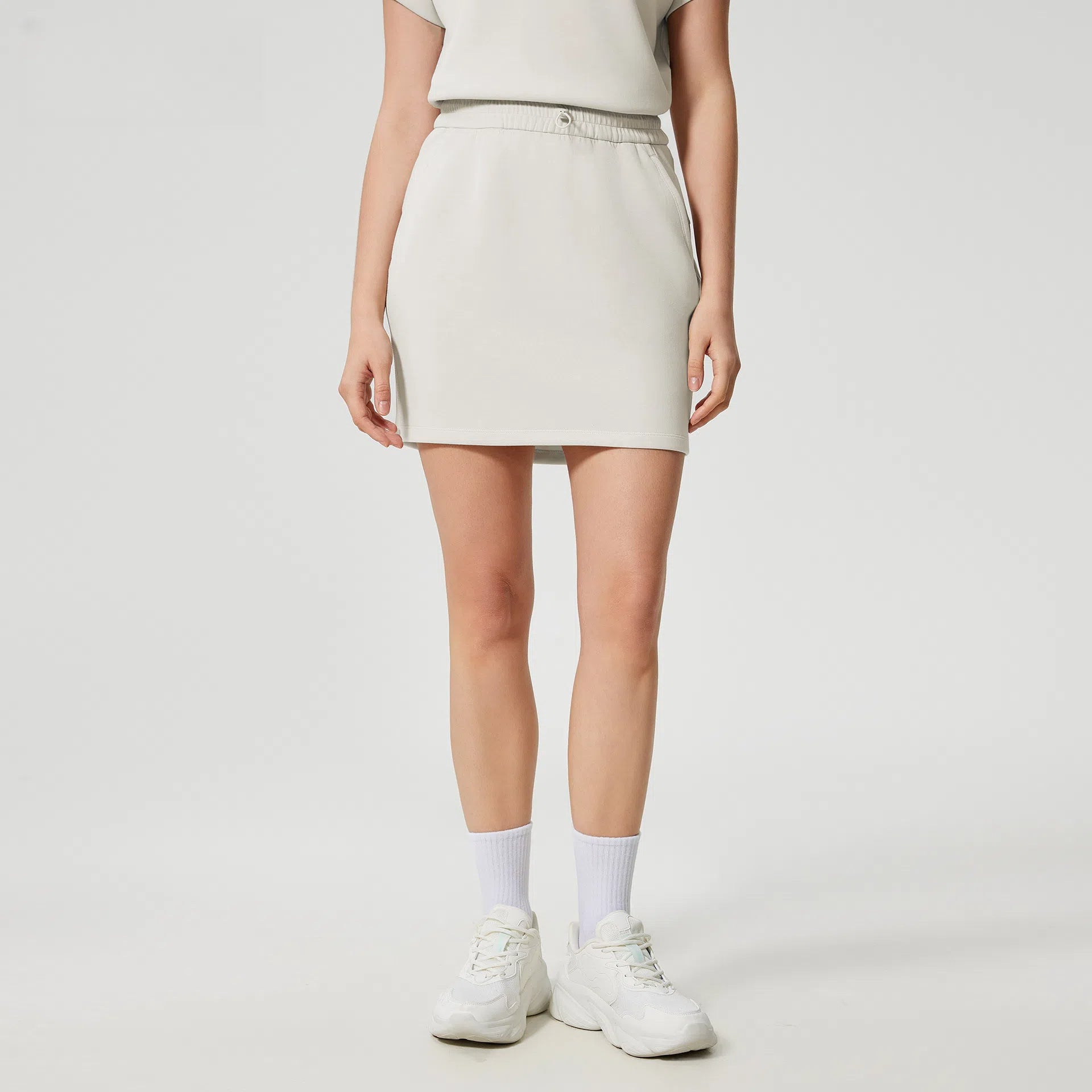High-waisted, Tummy-wrapping, Slim, Versatile, Running, Sports, Tennis skirt