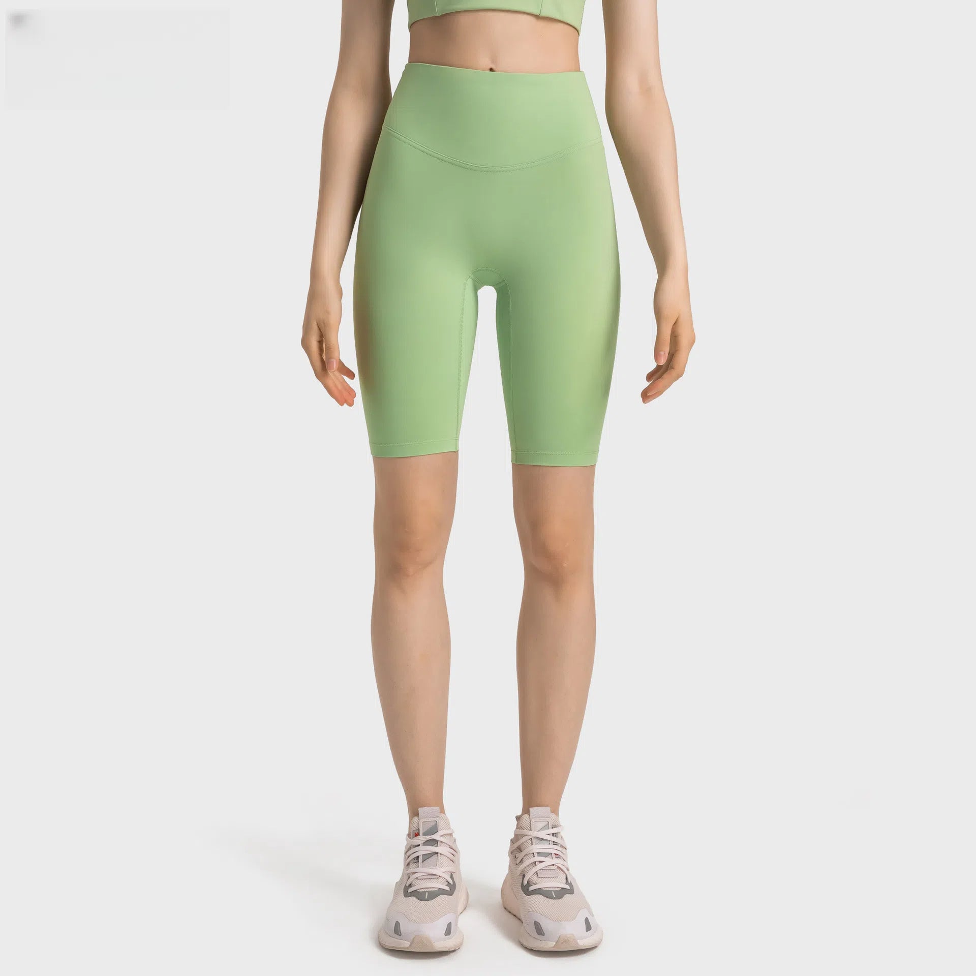 Nude, High-waisted, Hip-lifting, Elastic abdomen, Slimming, Fitness, Yoga, Five-point pants