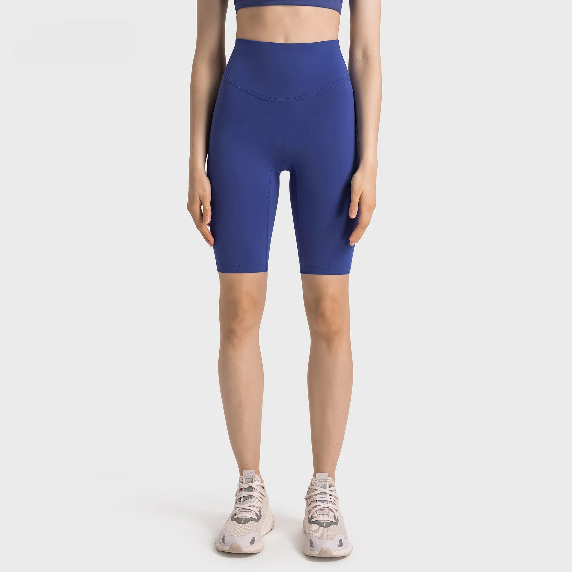 Nude, High-waisted, Hip-lifting, Elastic abdomen, Slimming, Fitness, Yoga, Five-point pants