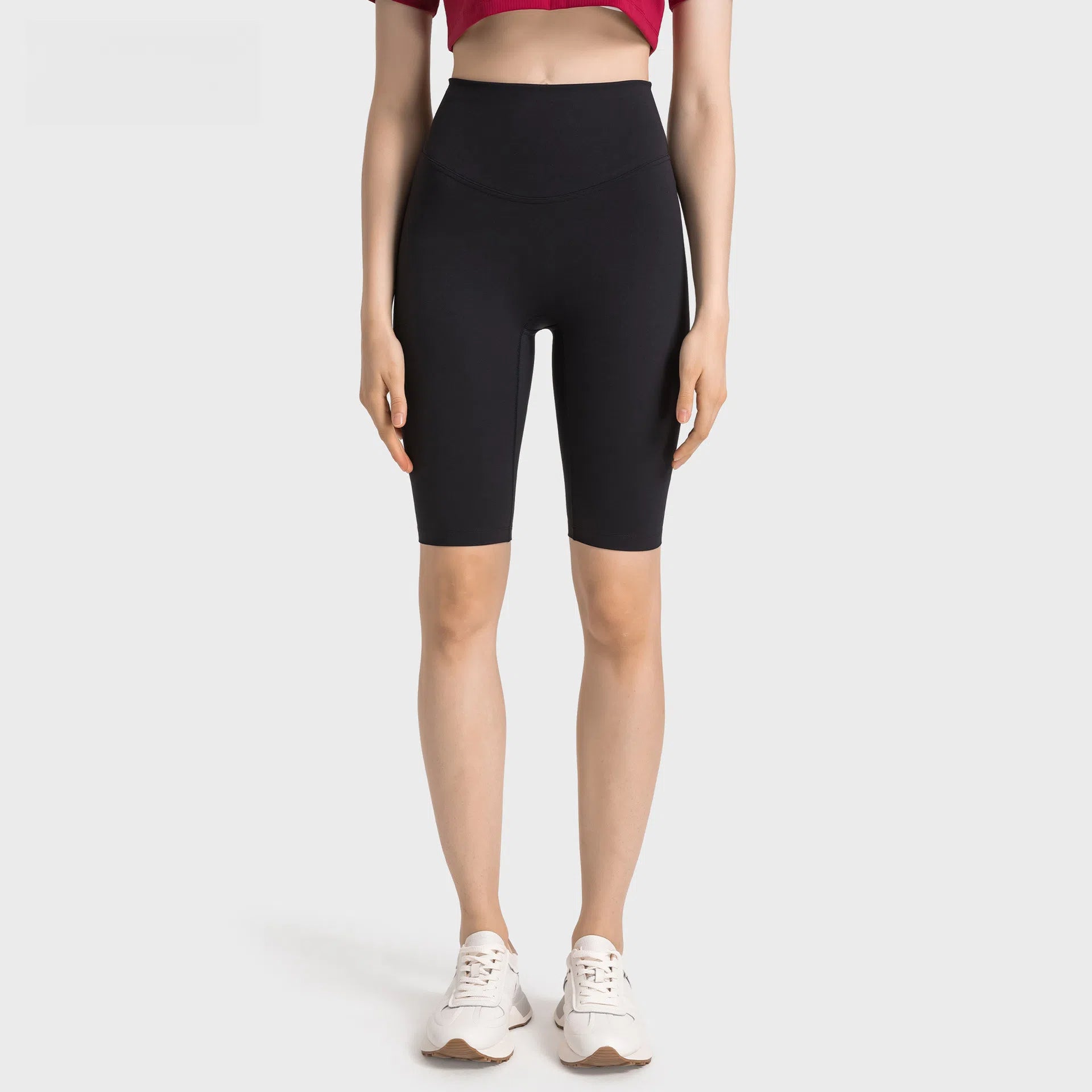 Nude, High-waisted, Hip-lifting, Elastic abdomen, Slimming, Fitness, Yoga, Five-point pants