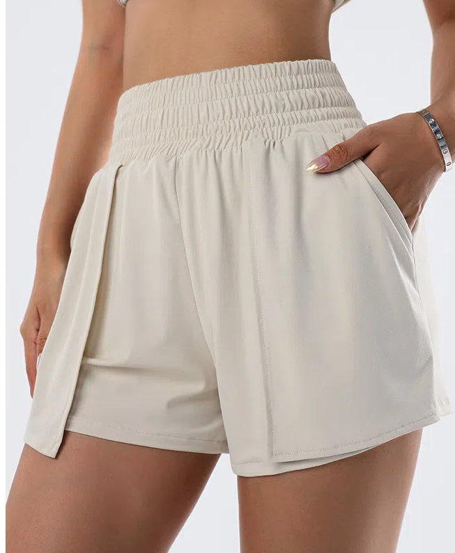 Quick-drying skinny fake two-piece shorts