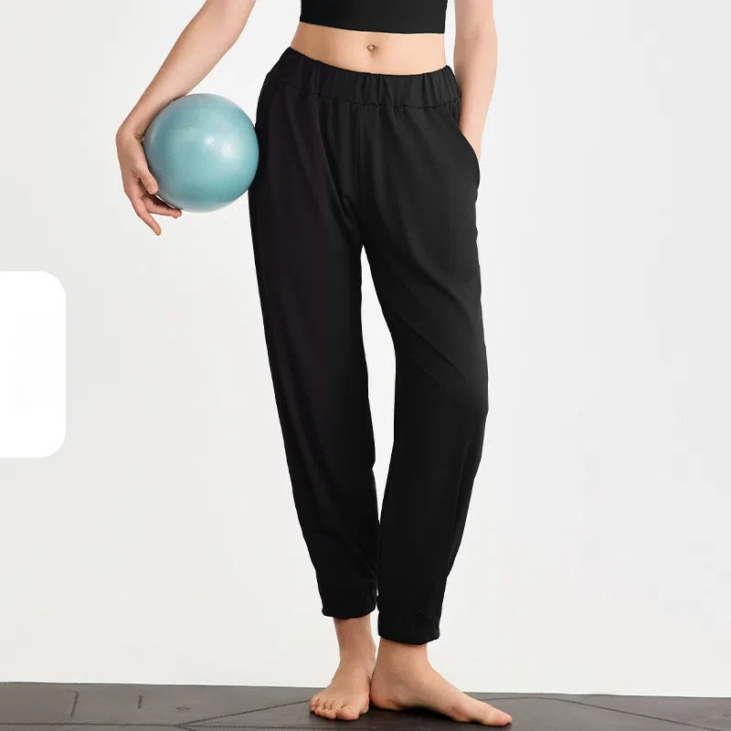 High-waisted, Cool, Stretch leggings, Loose, Breathable sweatpants, Slacks