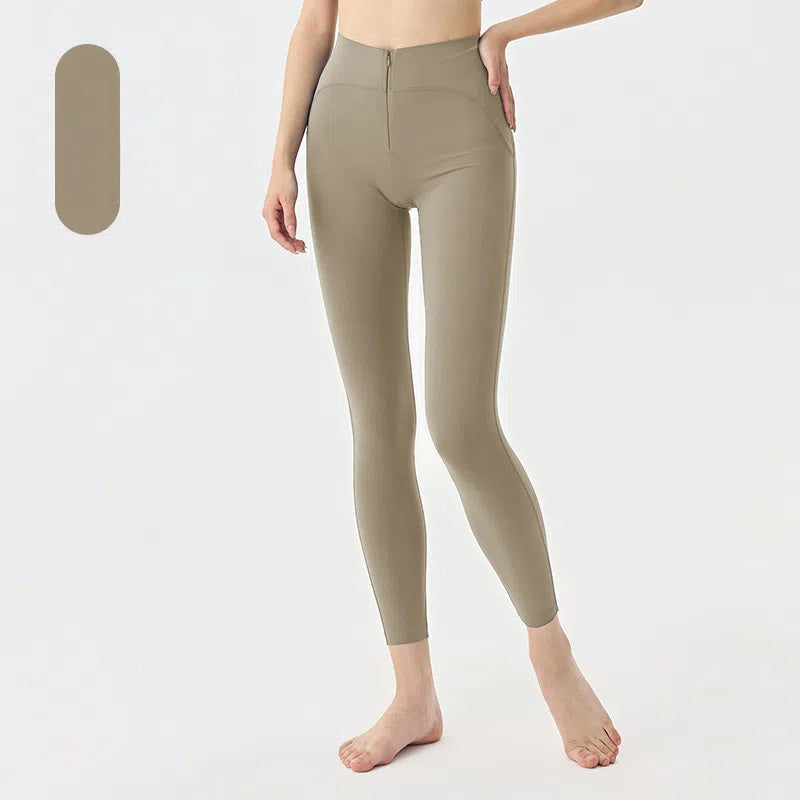 High-waisted, Hip-lifting, Slim-fitting, Fitness, Athletic leggings, Trousers