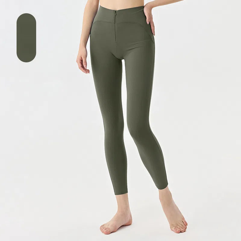 High-waisted, Hip-lifting, Slim-fitting, Fitness, Athletic leggings, Trousers