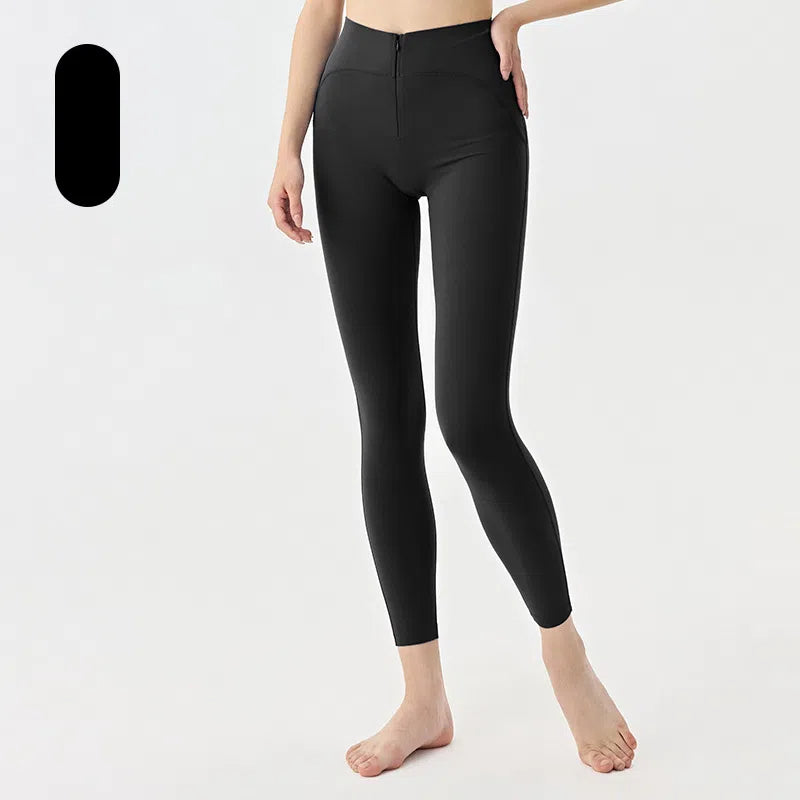High-waisted, Hip-lifting, Slim-fitting, Fitness, Athletic leggings, Trousers