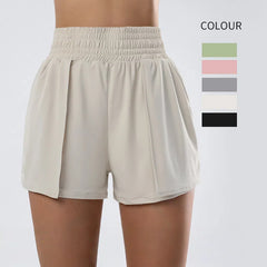 Quick-drying skinny fake two-piece shorts