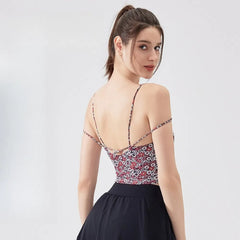 Little daisy shockproof running sports fitness beautiful back bra