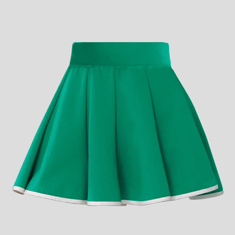 Collegiate style comfortable sports anti-light fitness skirt