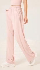 New high-elastic straight-leg wide-leg pants