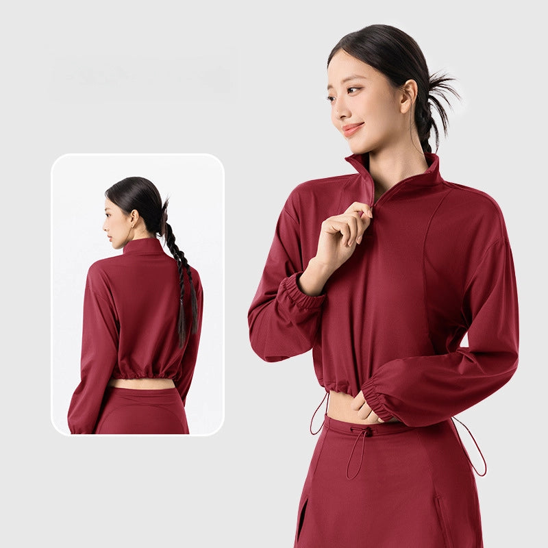 Thin velvet slim fitness clothes