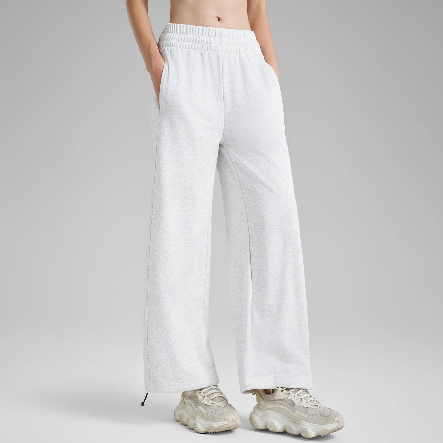 New casual leg high-waisted straight wide-leg sweatpants