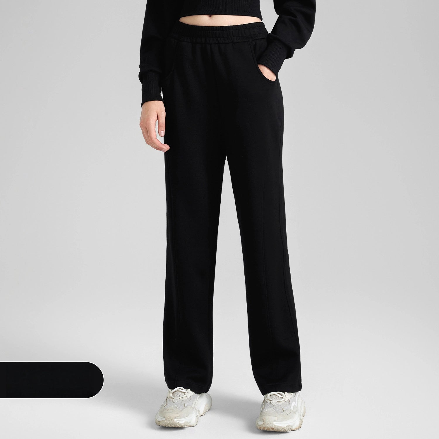 New air-layer straight-leg sweatpants