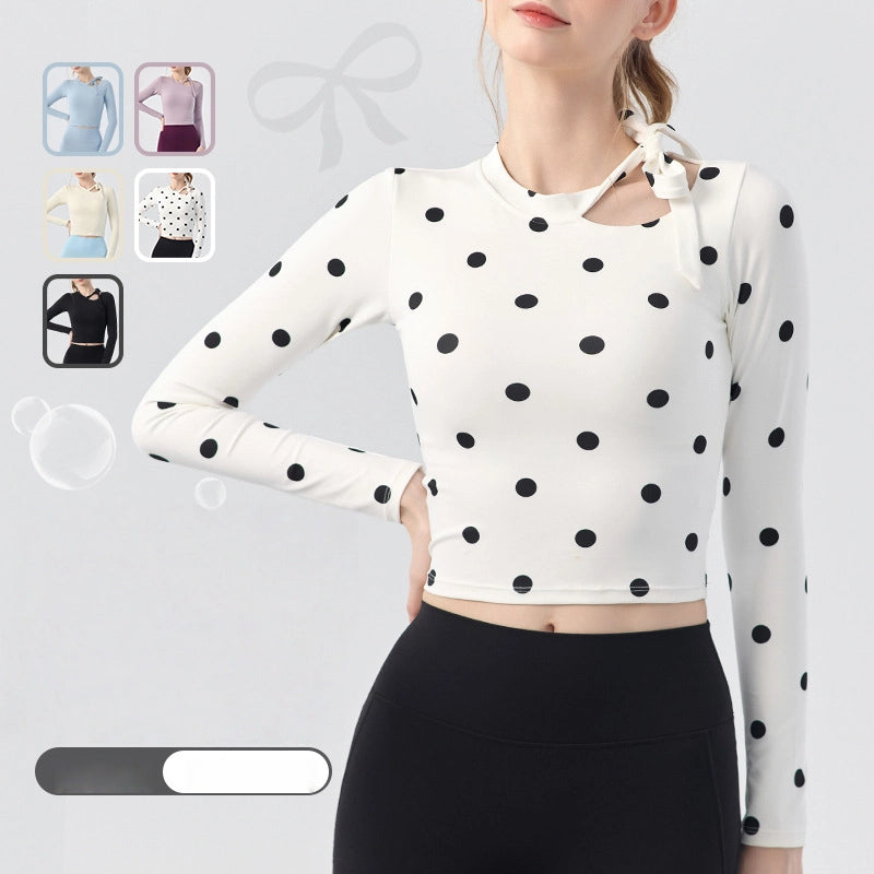 High-end versatile dance Pilates training fitness T-shirt top