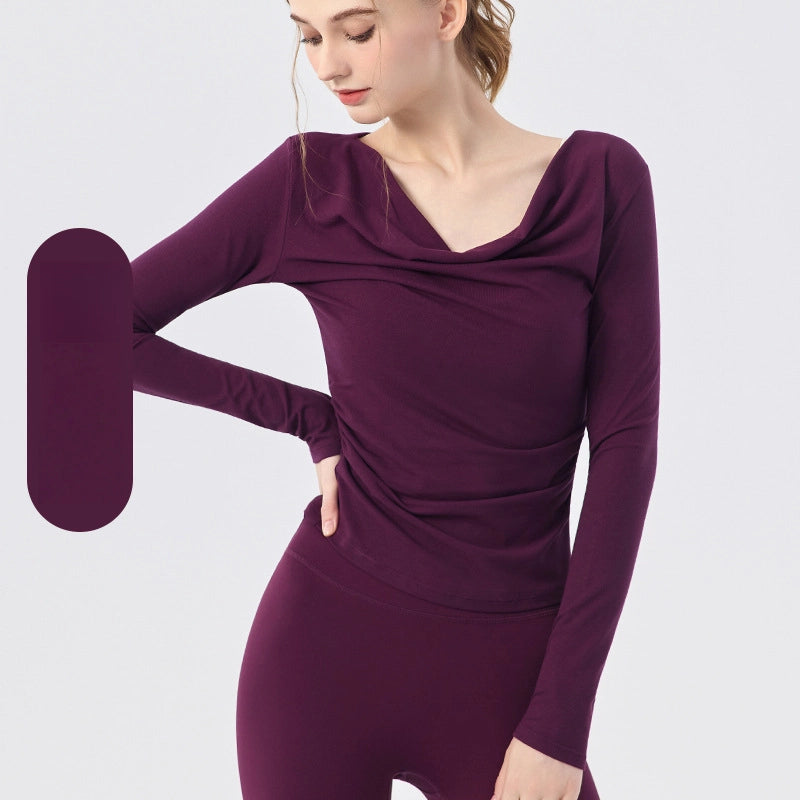Sexy pure desire versatile, Slim slimming high-end fitness top