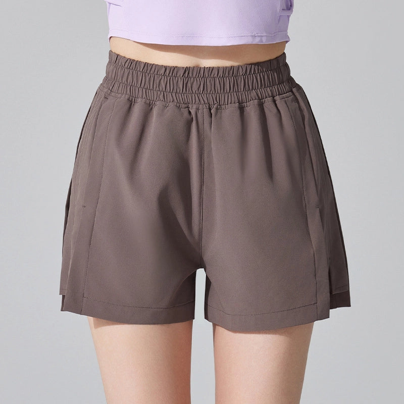 Loose straight side pocket three-point pants