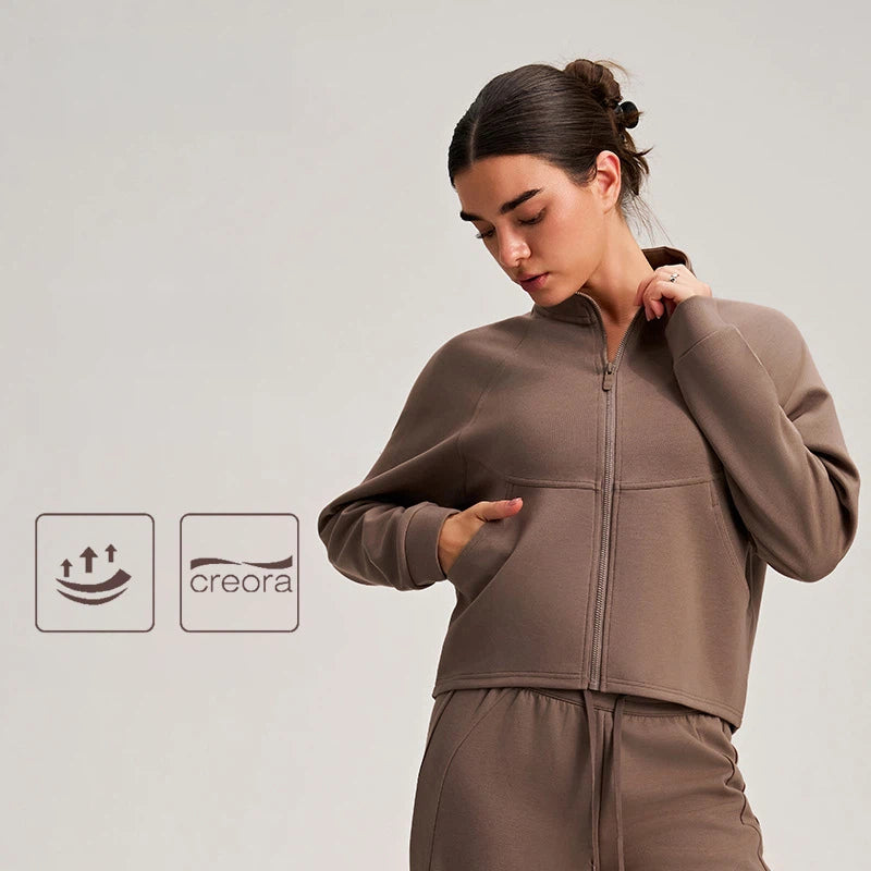 Slim and slim versatile sports fitness jacket