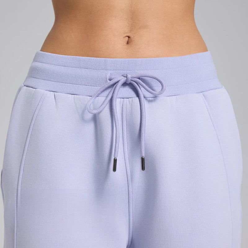 Autumn and winter new high-end lazy and loose drape sports slacks