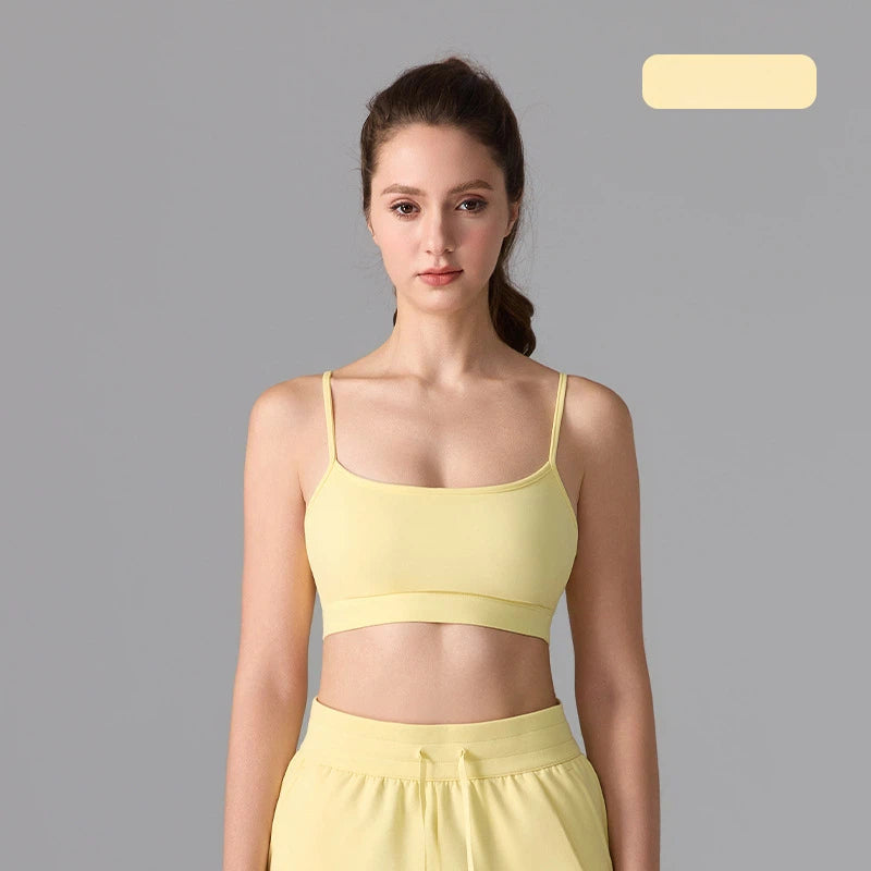 Nude antibacterial cat ears and beautiful back sports bra