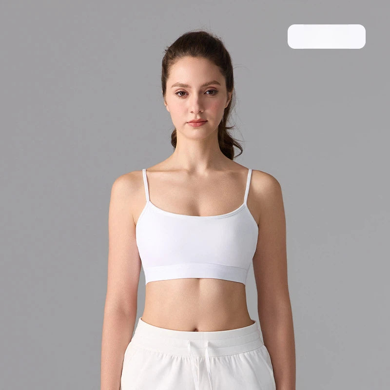 Nude antibacterial cat ears and beautiful back sports bra