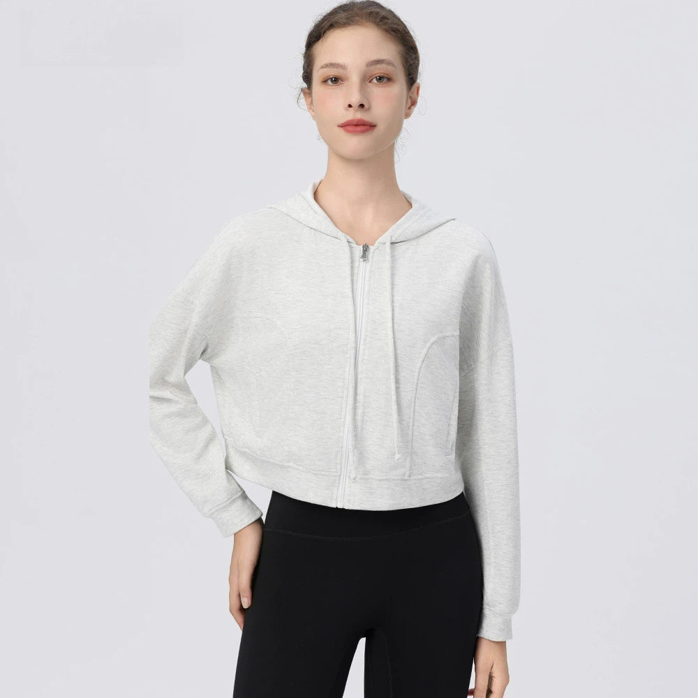 Outdoor running Pilates women's sweatshirt with long sleeves