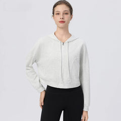 Outdoor running Pilates women's sweatshirt with long sleeves