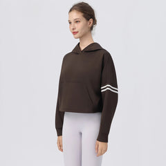 Plus size European and American hooded sports sweatshirt