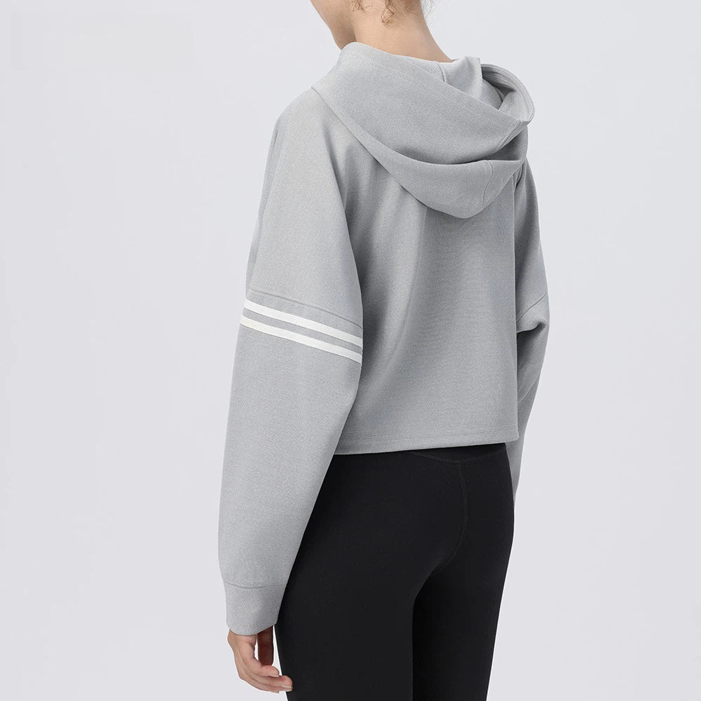 Plus size European and American hooded sports sweatshirt