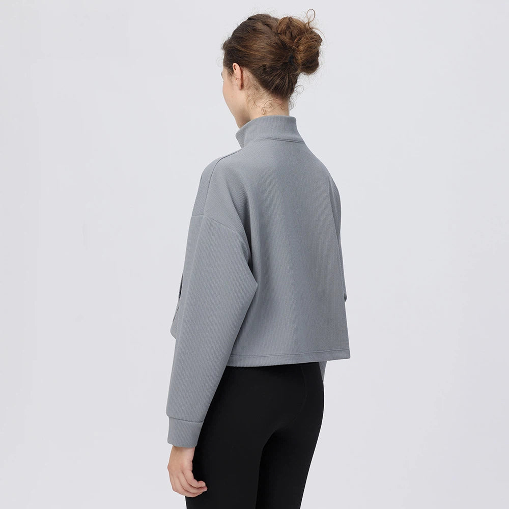 Loose, Breathable, Running stand-up collar and long sleeves