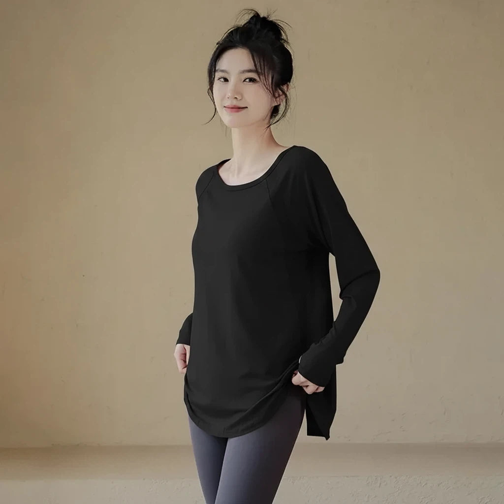 Quick-dry yoga long sleeve