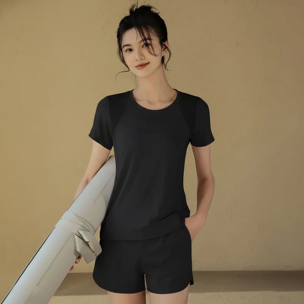 Professional quick-drying short sleeves