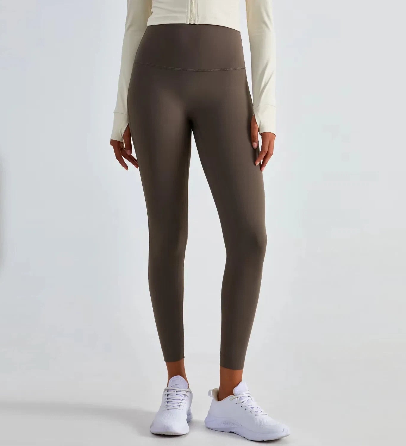 Laika nude high-waisted skinny hip-lifting trousers
