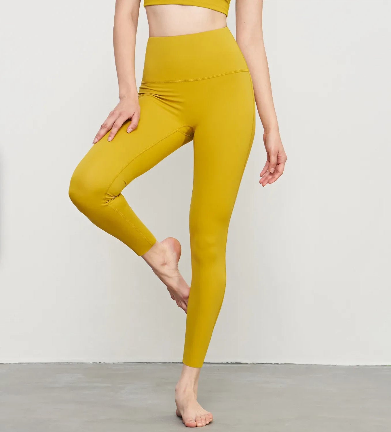 Laika nude high-waisted skinny hip-lifting trousers