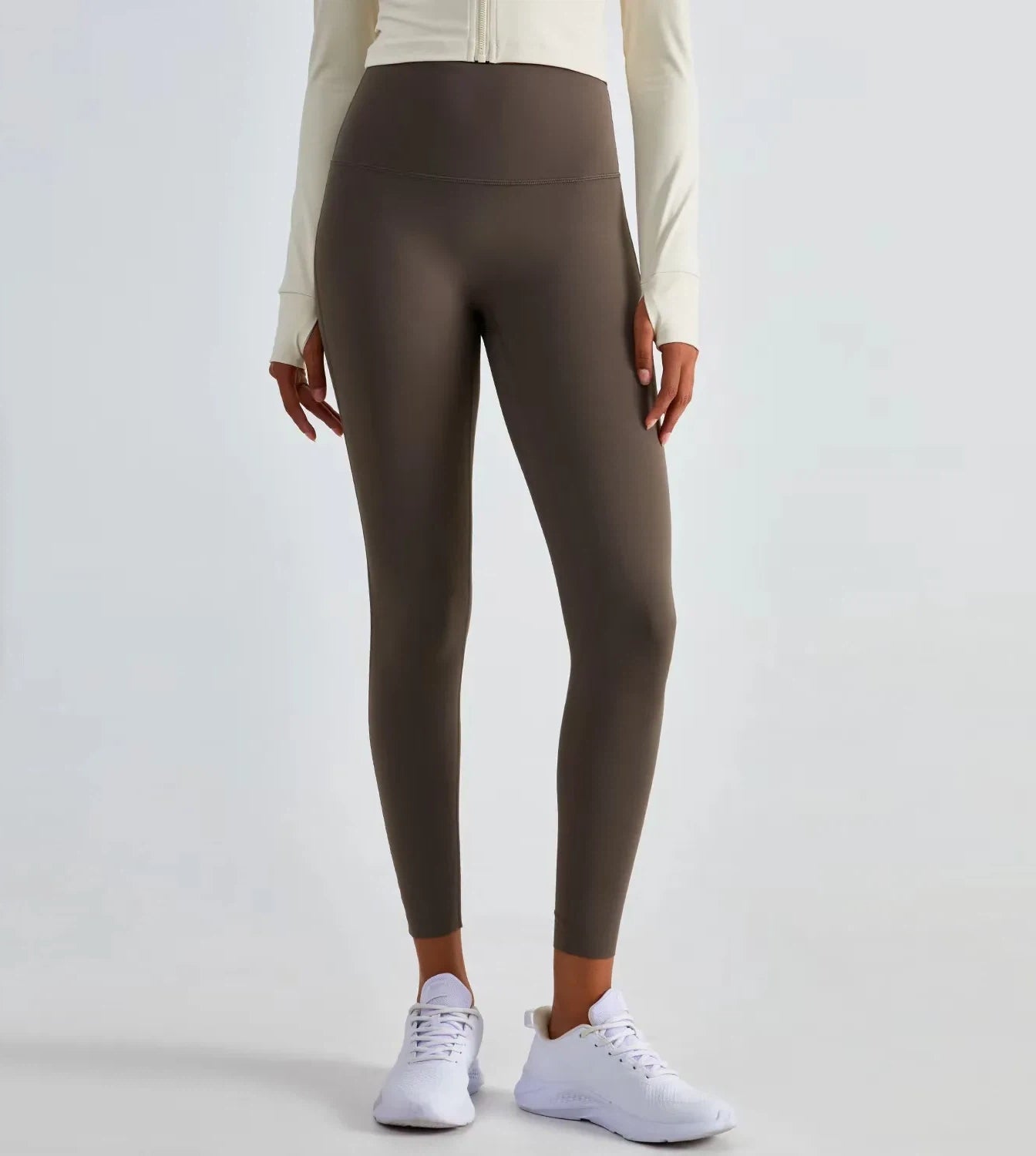 Laika nude high-waisted skinny hip-lifting trousers