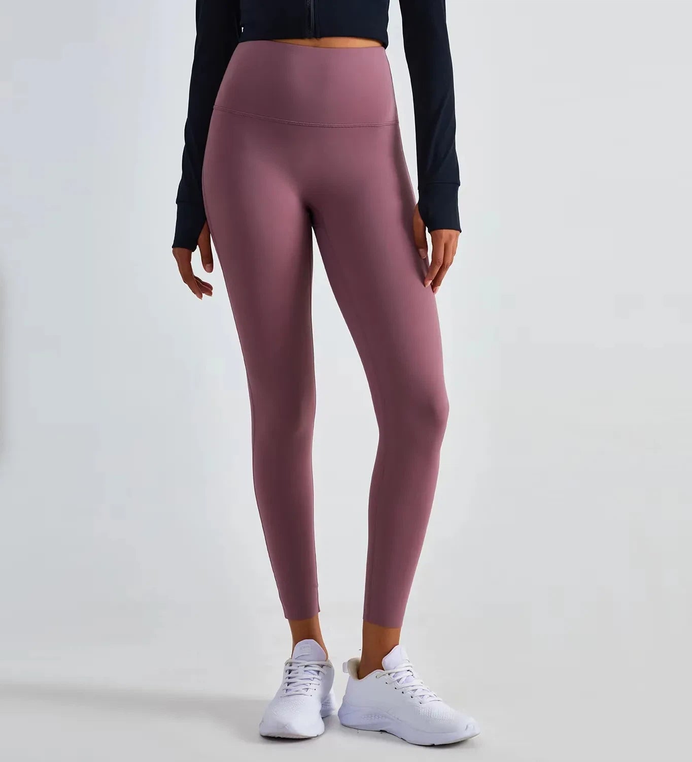 Laika nude high-waisted skinny hip-lifting trousers