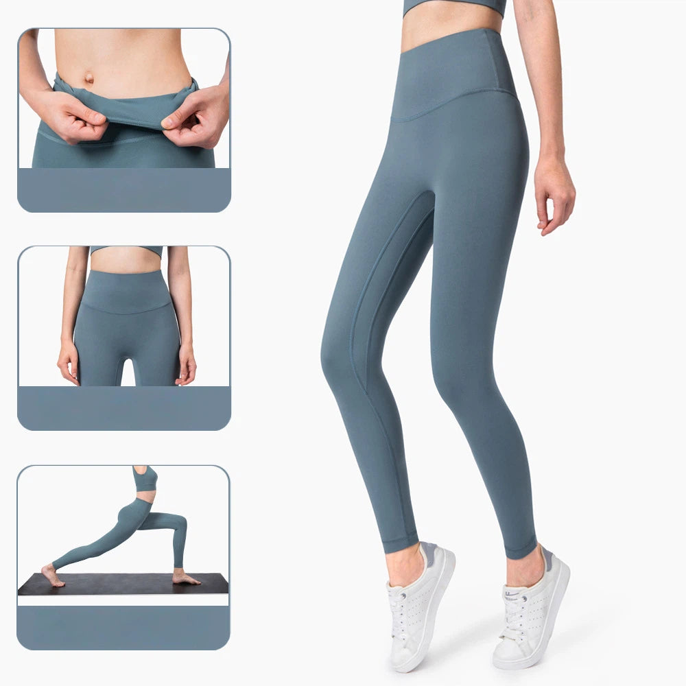 Cropped pants are worn outside the anti-roll edges