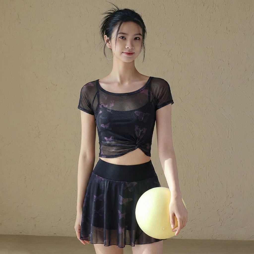 Chinese-style mesh top