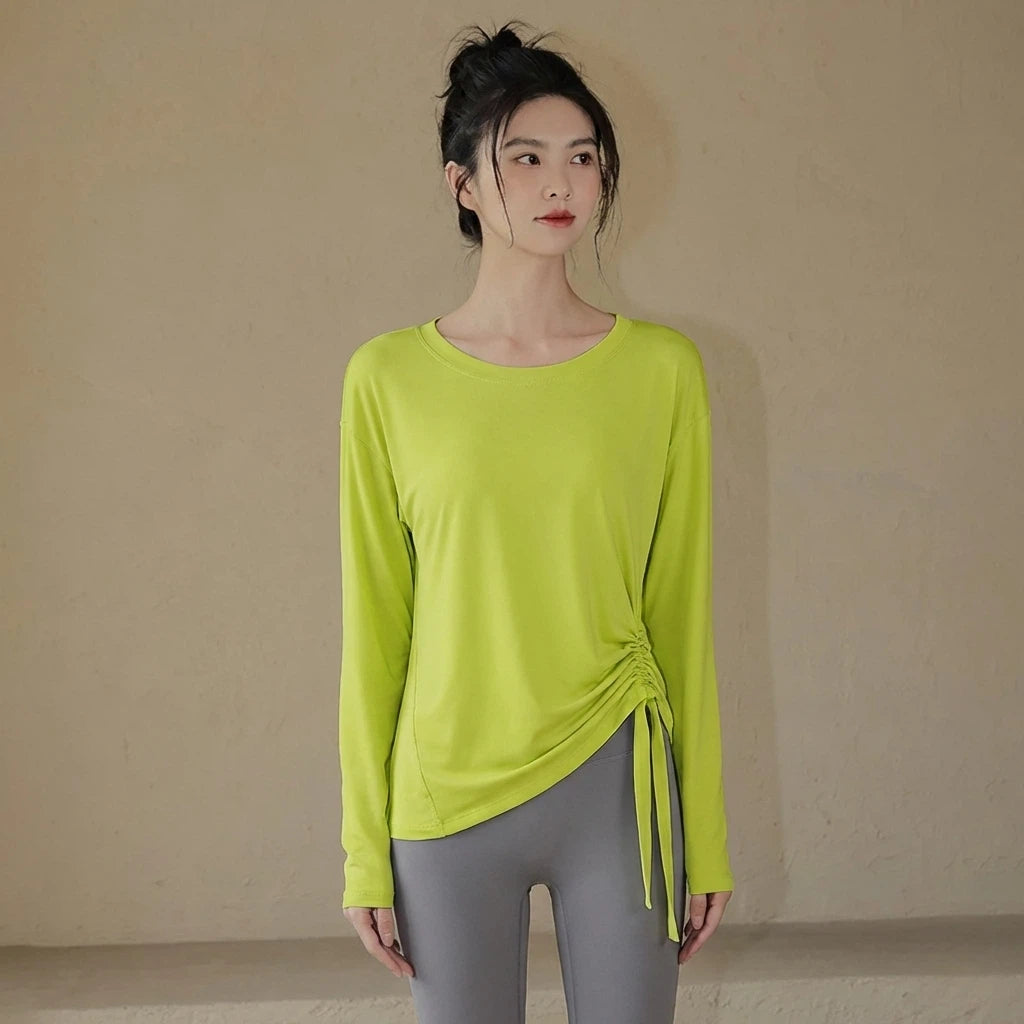 Loose and breathable yoga long sleeves