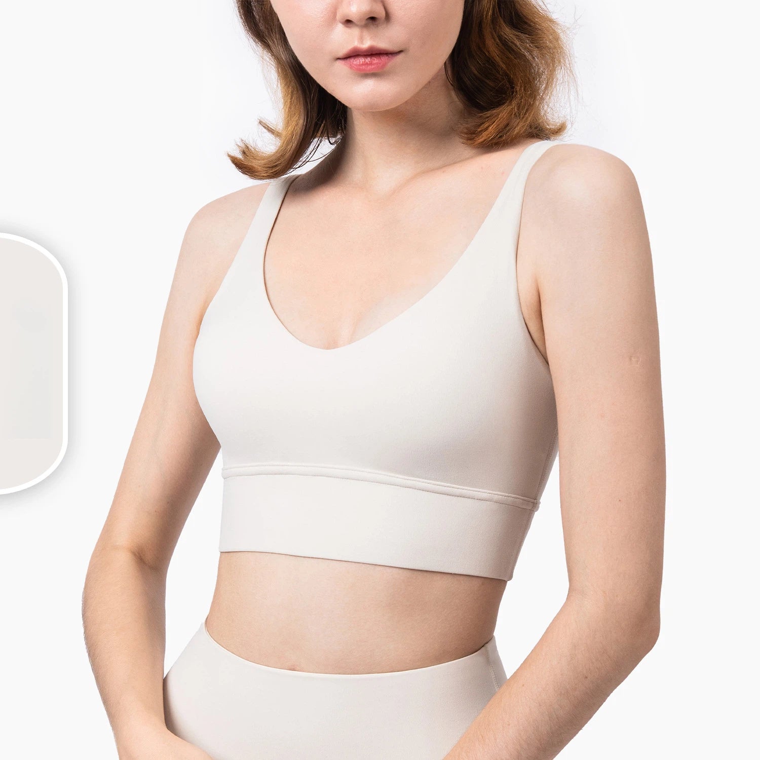 Wide-shouldered U-back gym vest