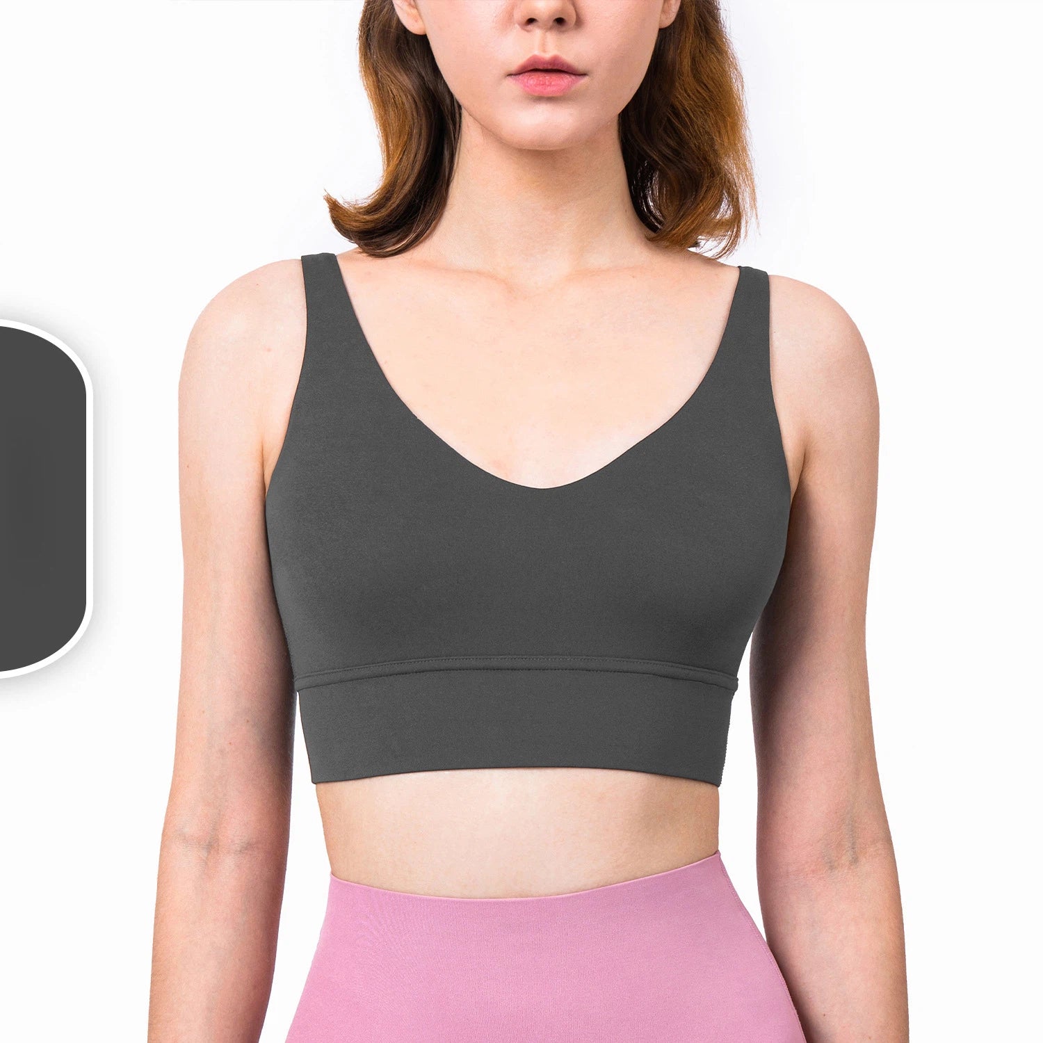 Wide-shouldered U-back gym vest