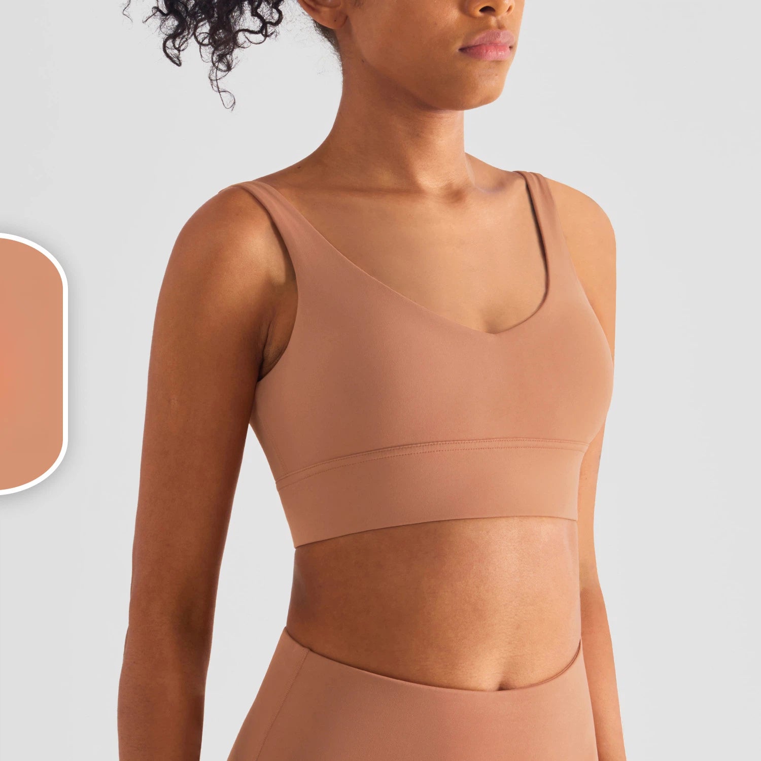Wide-shouldered U-back gym vest