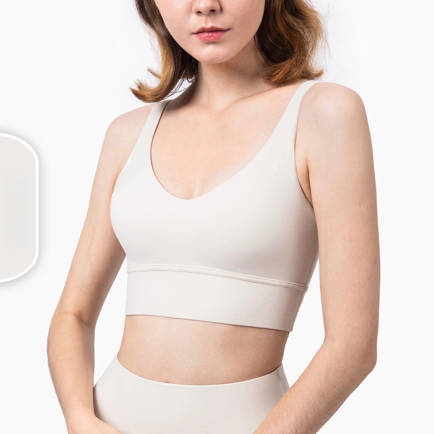 Wide-shouldered U-back gym vest
