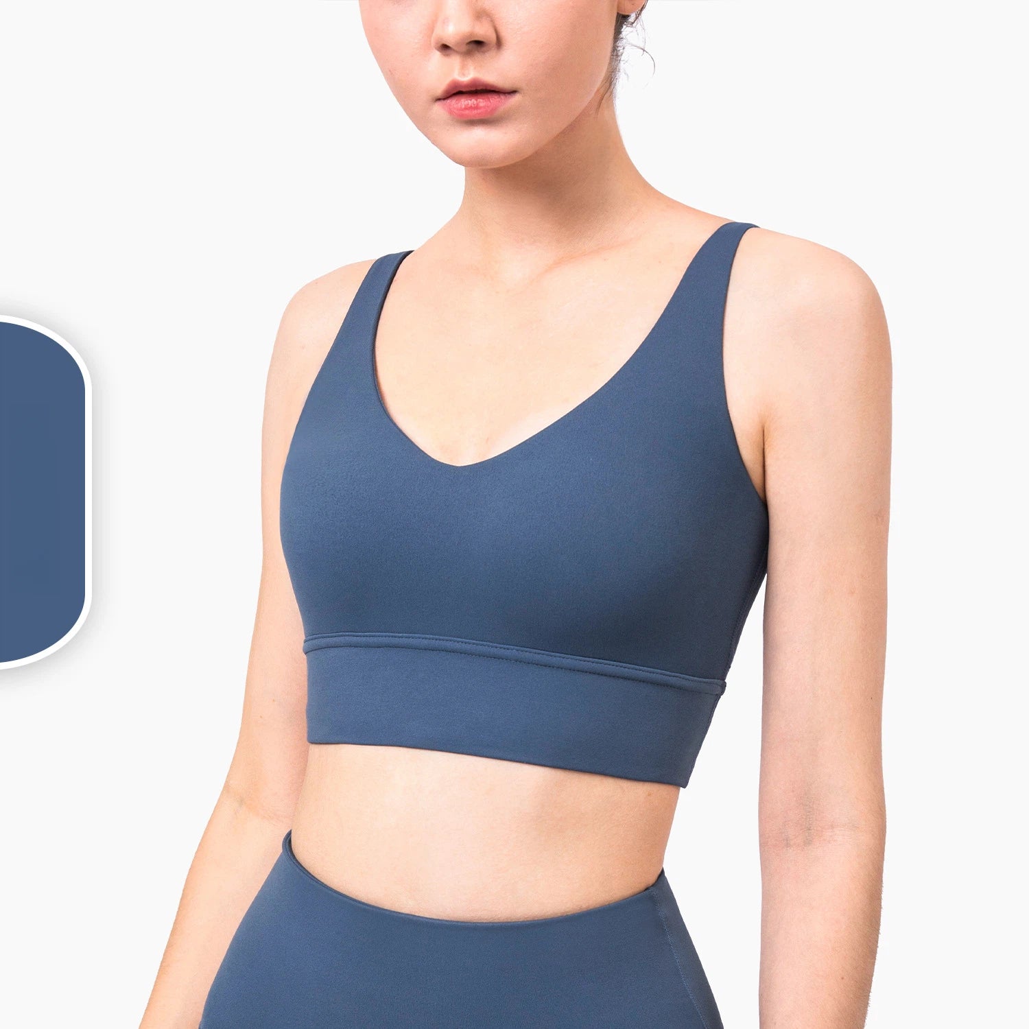 Wide-shouldered U-back gym vest